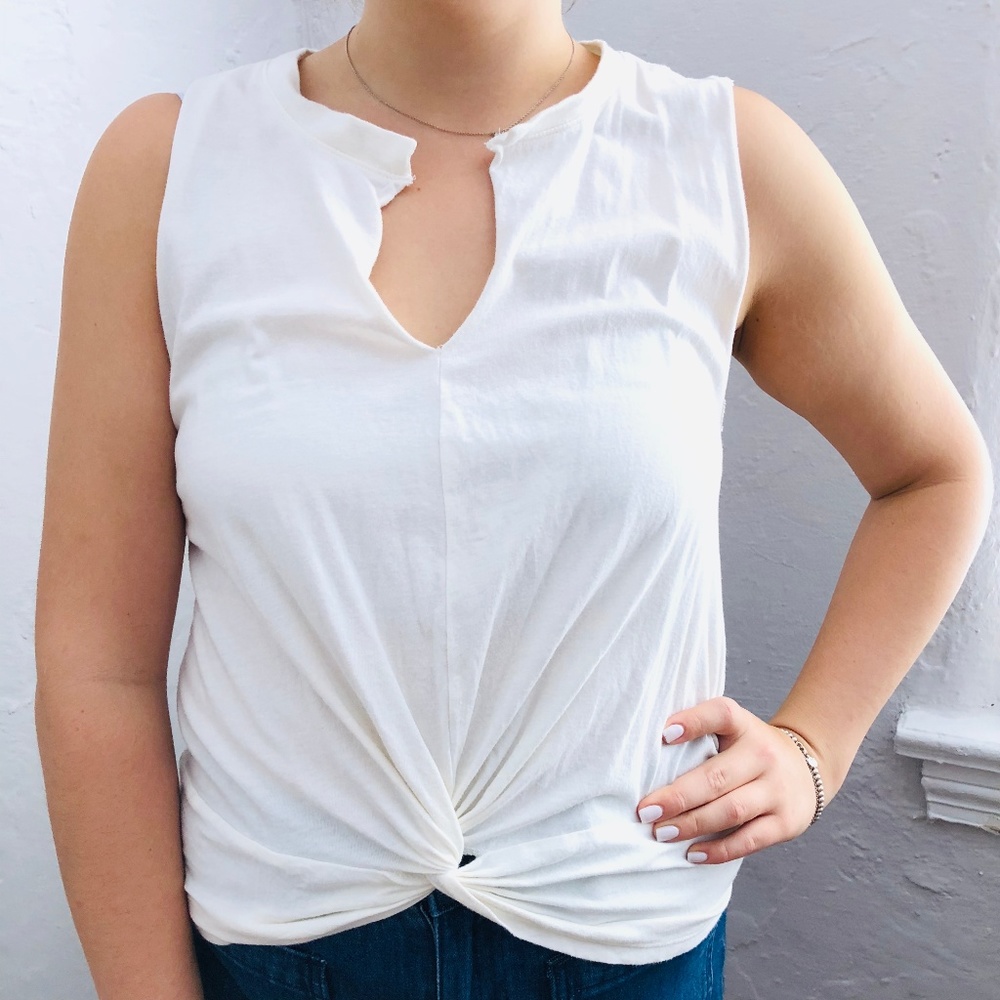 Twist Front Crop Top